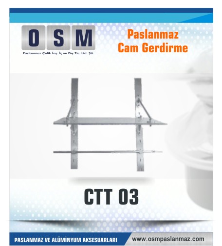 PASLANMAZ CAM TUTUCU CTT 03