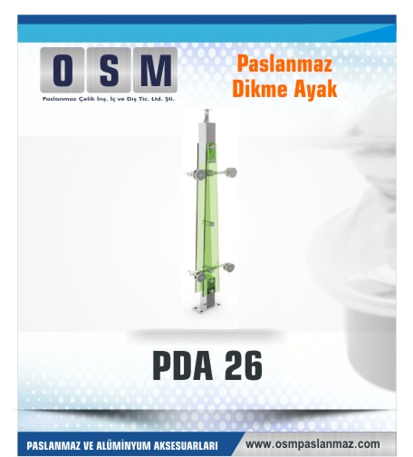 PASLANMAZ DİKME AYAK PDA 026