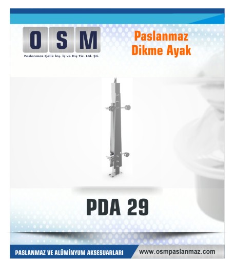 PASLANMAZ DİKME AYAK PDA 029