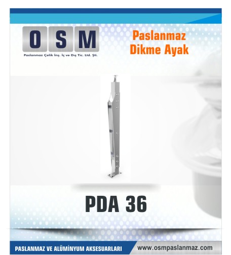 PASLANMAZ DİKME AYAK PDA 036