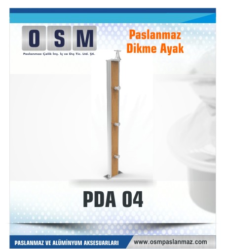 PASLANMAZ DİKME AYAK PDA 04