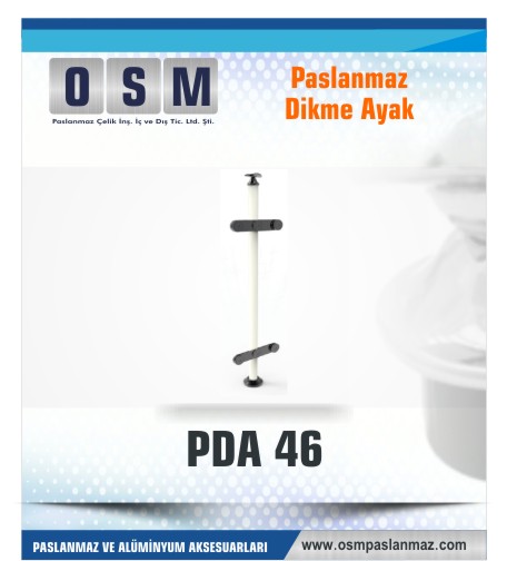 PASLANMAZ DİKME AYAK PDA 046