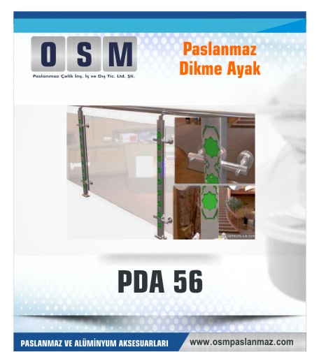 PASLANMAZ DİKME AYAK PDA 056