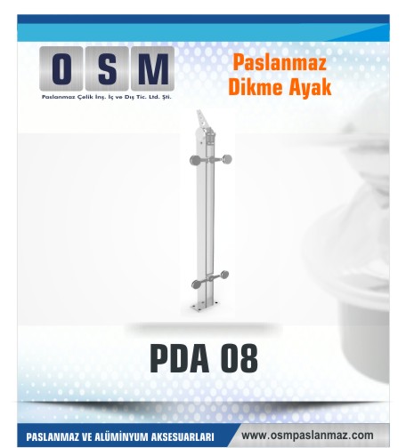 PASLANMAZ DİKME AYAK PDA 08