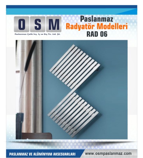 PASLANMAZ RADYATÖR MODELİ RAD 06