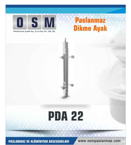 PASLANMAZ DİKME AYAK PDA 022